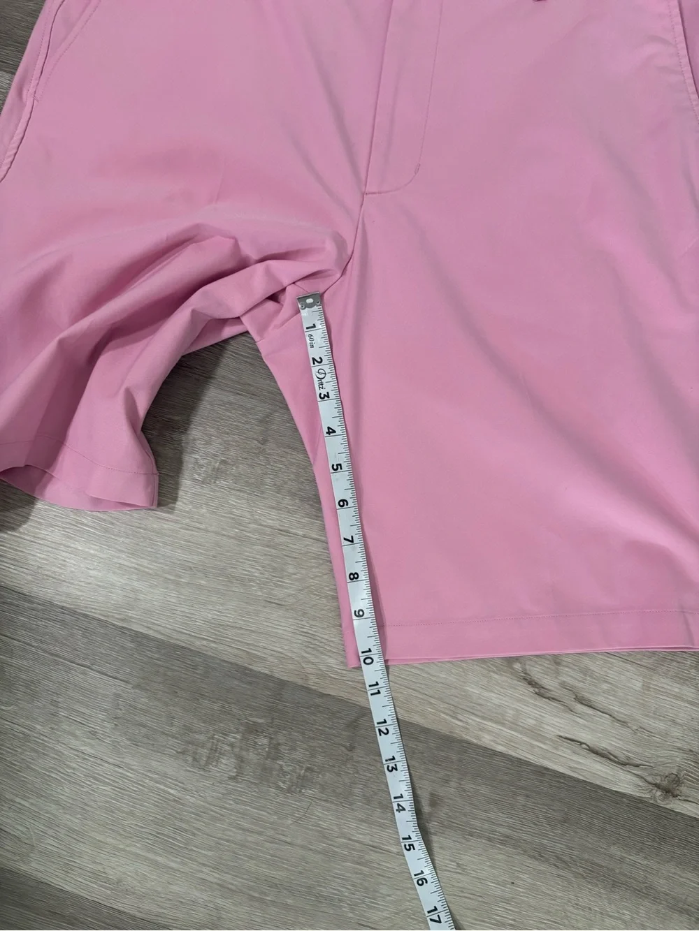 Men's Dunning Pink Performance Chino Goof Shorts. Size 34 - Picture 7 of 7